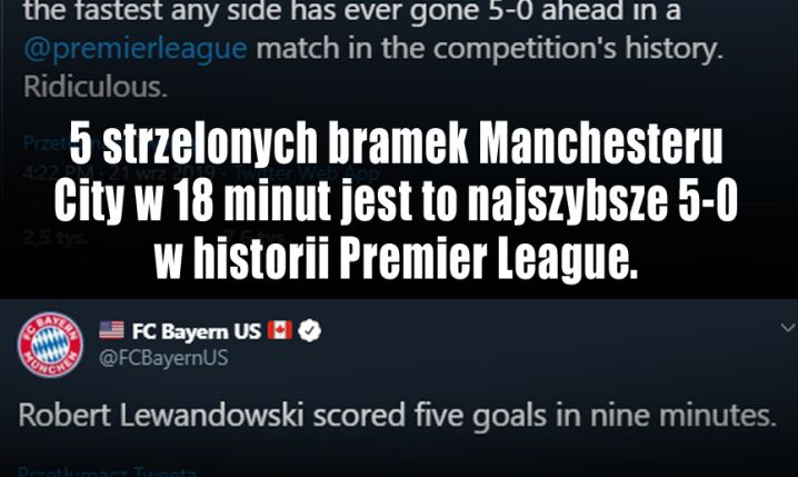 Man City pobiło rekord? Oficjalny profil Bayernu odpowiada... :D